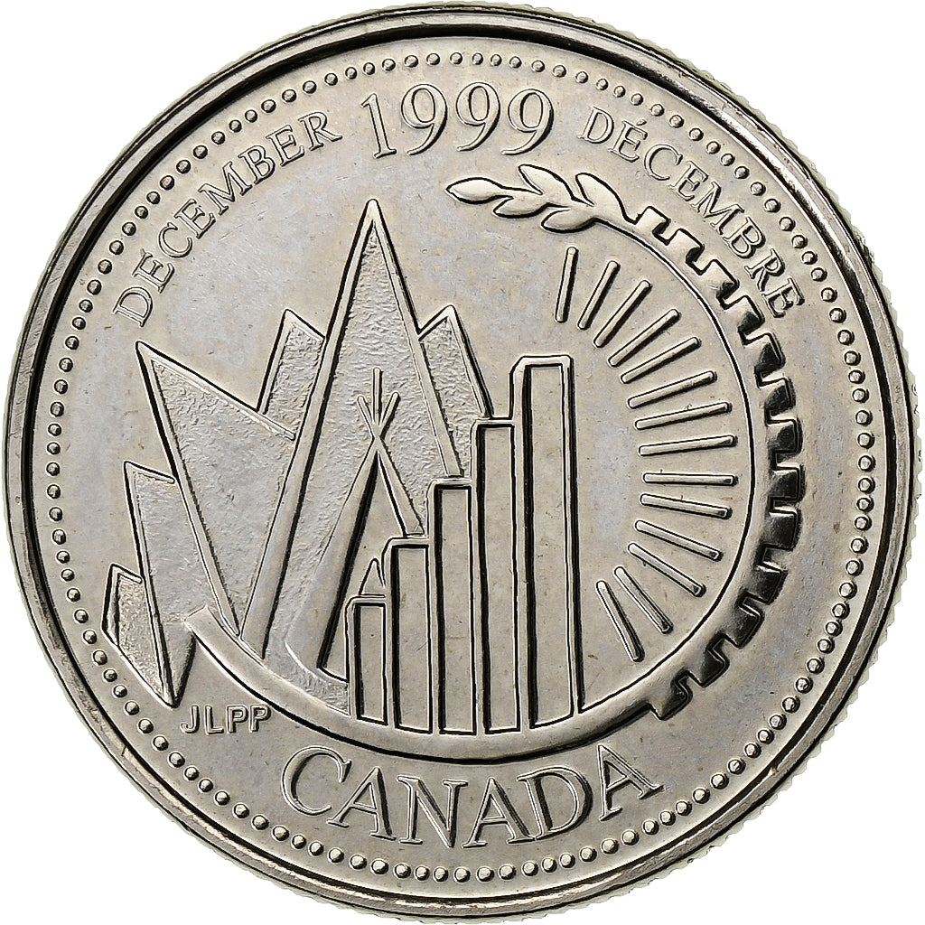 Kanada, Elizabeth II, 25 Cents, 1999, Royal Canadian Mint, Nickel, VZ+, KM:353