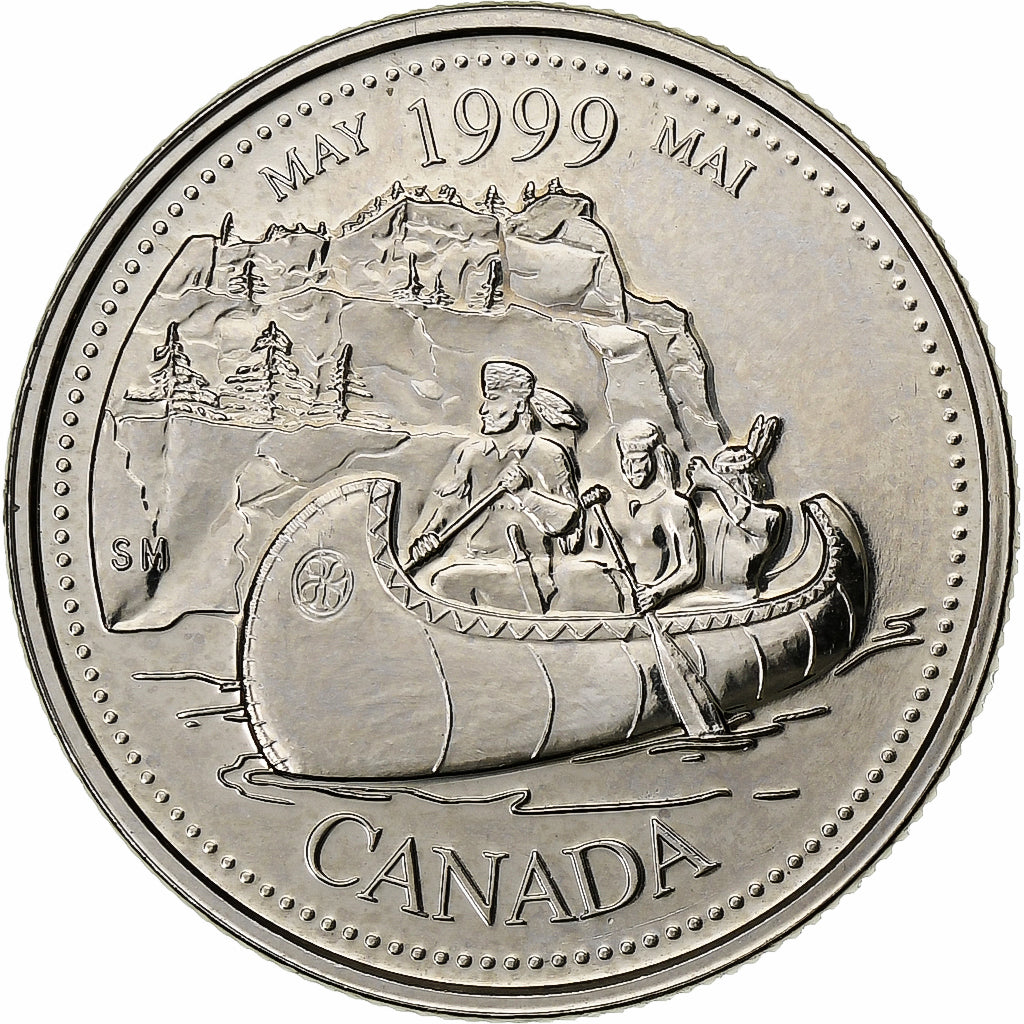 Kanada, Elizabeth II, 25 Cents, 1999, Royal Canadian Mint, Nickel, VZ+, KM:346