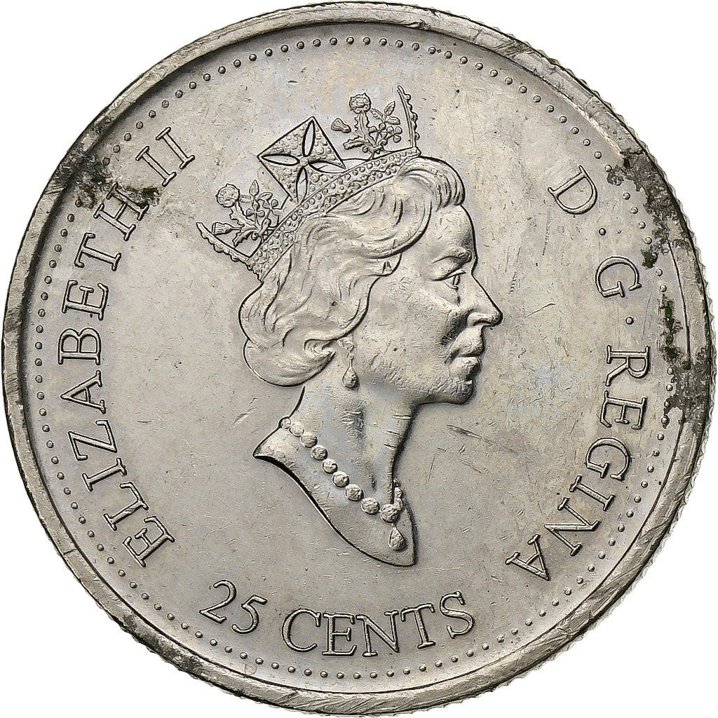 Kanada, Elizabeth II, 25 Cents, 2000, Royal Canadian Mint, Silber, SS+, KM:381a
