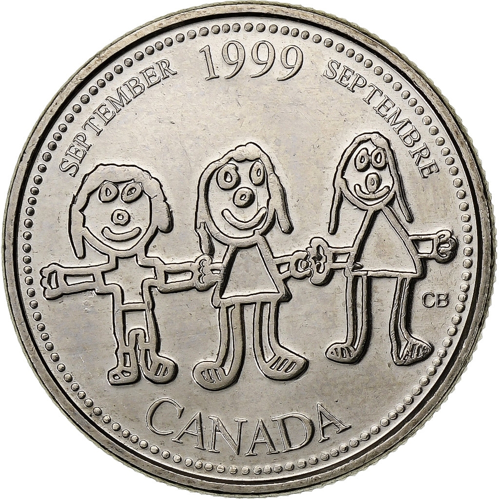 Kanada, Elizabeth II, 25 Cents, 1999, Royal Canadian Mint, Silber, VZ+, KM:349a