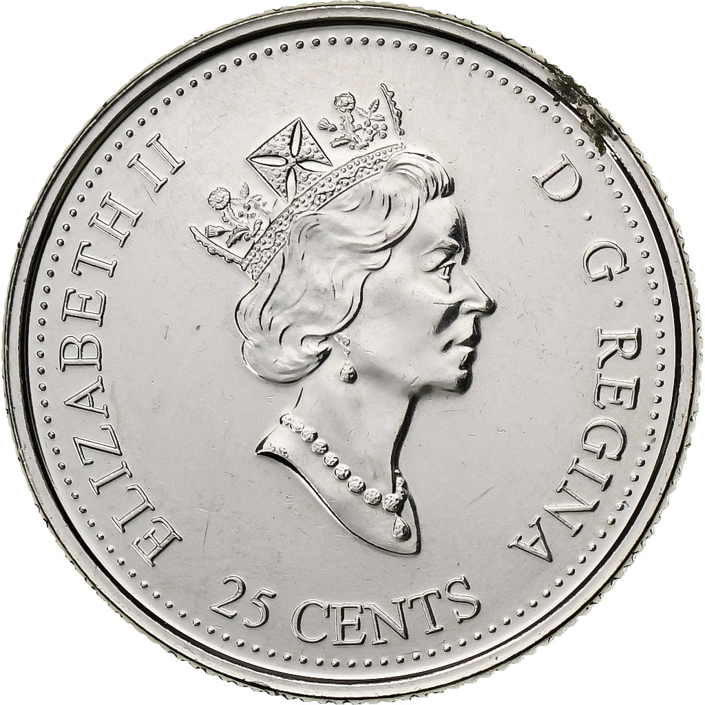 Kanada, Elizabeth II, 25 Cents, 1999, Royal Canadian Mint, Nickel, VZ+, KM:344
