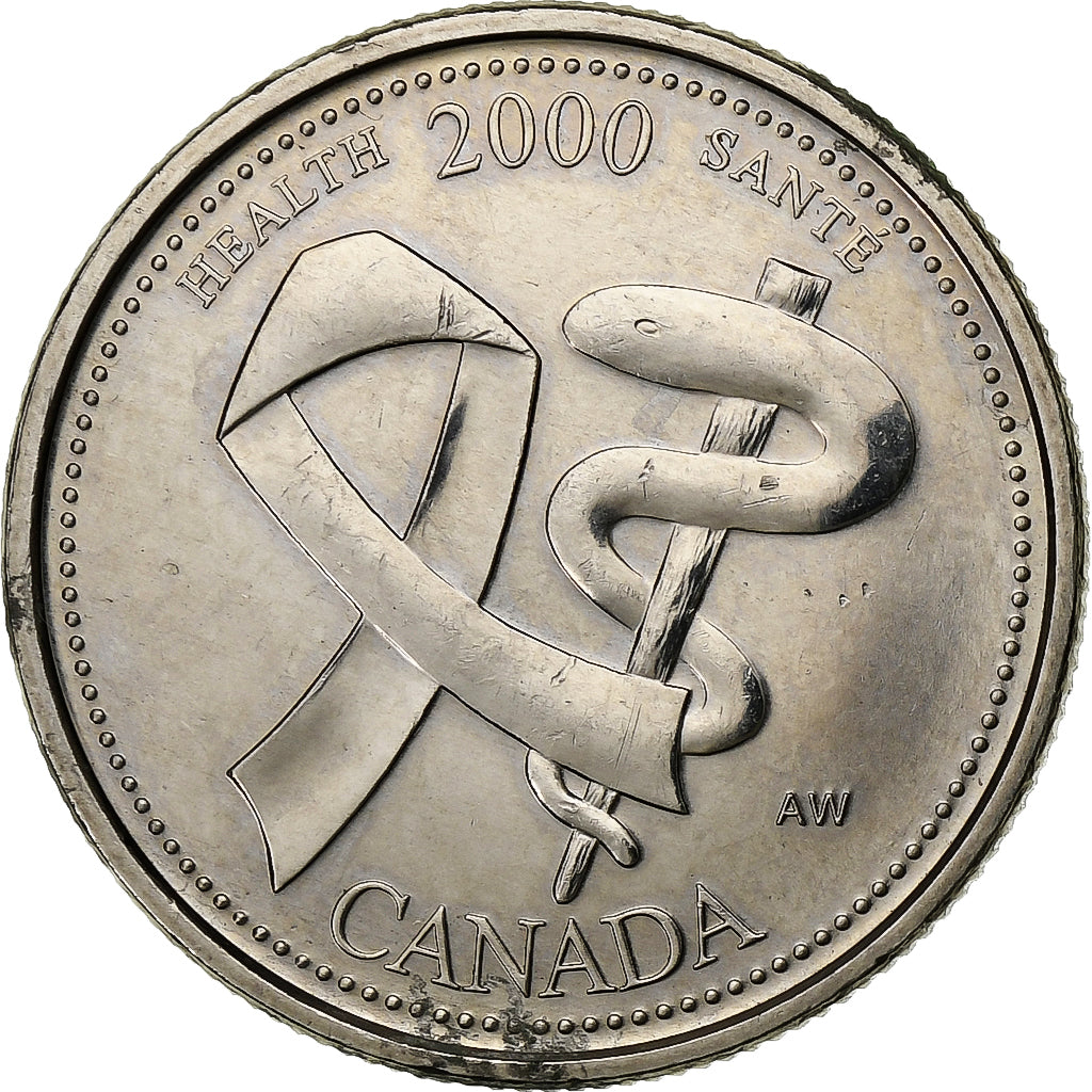 Kanada, Elizabeth II, 25 Cents, 2000, Royal Canadian Mint, Nickel, VZ, KM:373