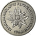 Coin, Madagascar, Franc, 1966, Paris, MS(65-70), Stainless Steel, KM:8