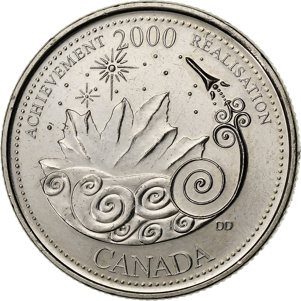 Kanada, Elizabeth II, 25 Cents, 2000, Royal Canadian Mint, Nickel, VZ+