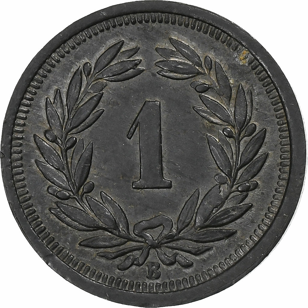 Suiza, Rappen, 1944, Bern, Cinc, MBC+, KM:3a