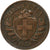 Suiza, 2 Rappen, 1925, Bern, Bronce, MBC, KM:4.2