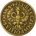 Polonia, 5 Groszy, 1923, Warsaw, Latón, MBC, KM:10