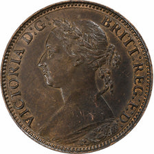 Gran Bretagna, Victoria, Farthing, 1881, Bronzo, BB+, KM:753
