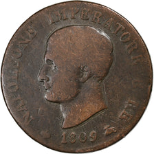 ESTADOS ITALIANOS, KINGDOM OF NAPOLEON, Napoleon I, Soldo, 1809, Milan, Cobre