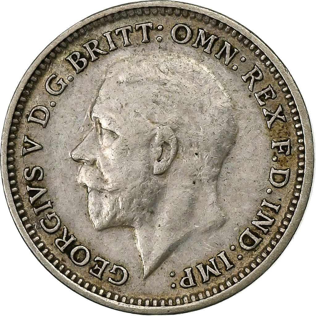 Great Britain, George V, 3 Pence, 1931, Silver, EF(40-45), KM:831