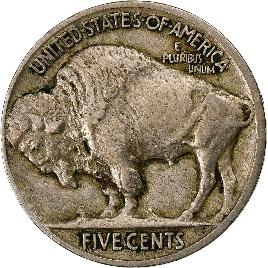 Vereinigte Staaten, 5 Cents, Buffalo Nickel, 1917, U.S. Mint, Kupfer-Nickel, SS