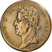 FRENCH COLONIES, Charles X, 5 Centimes, 1825, Paris, Bronze, EF(40-45)