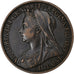 Great Britain, Victoria, Penny, 1900, Bronze, AU(50-53), KM:790