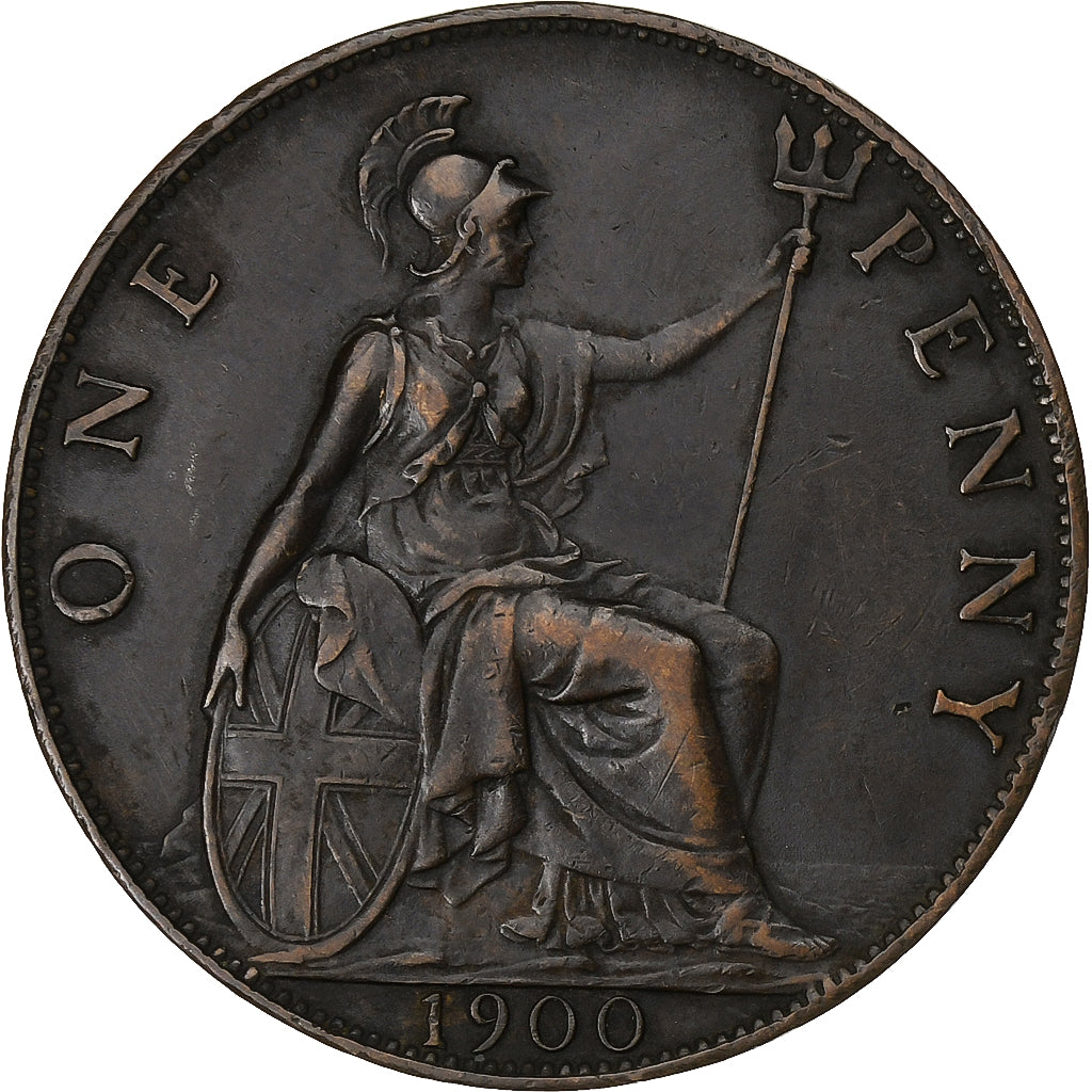 Great Britain, Victoria, Penny, 1900, Bronze, AU(50-53), KM:790