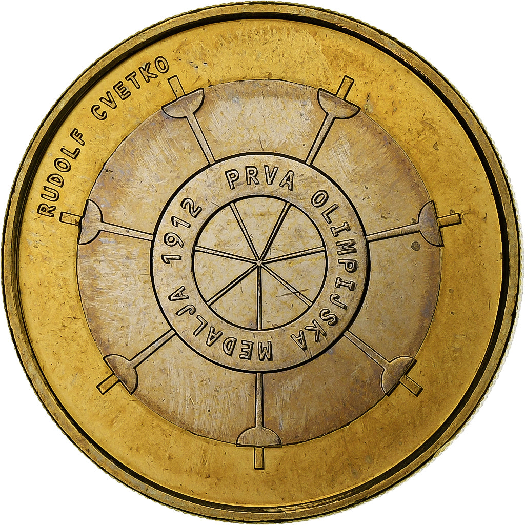 Slowenien, 3 Euro, 2012, Vantaa, Bi-Metallic, STGL, KM:109