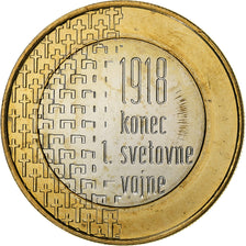 Slovenia, 3 Euro, 2018, Vantaa, Bi-Metallic, MS(65-70)