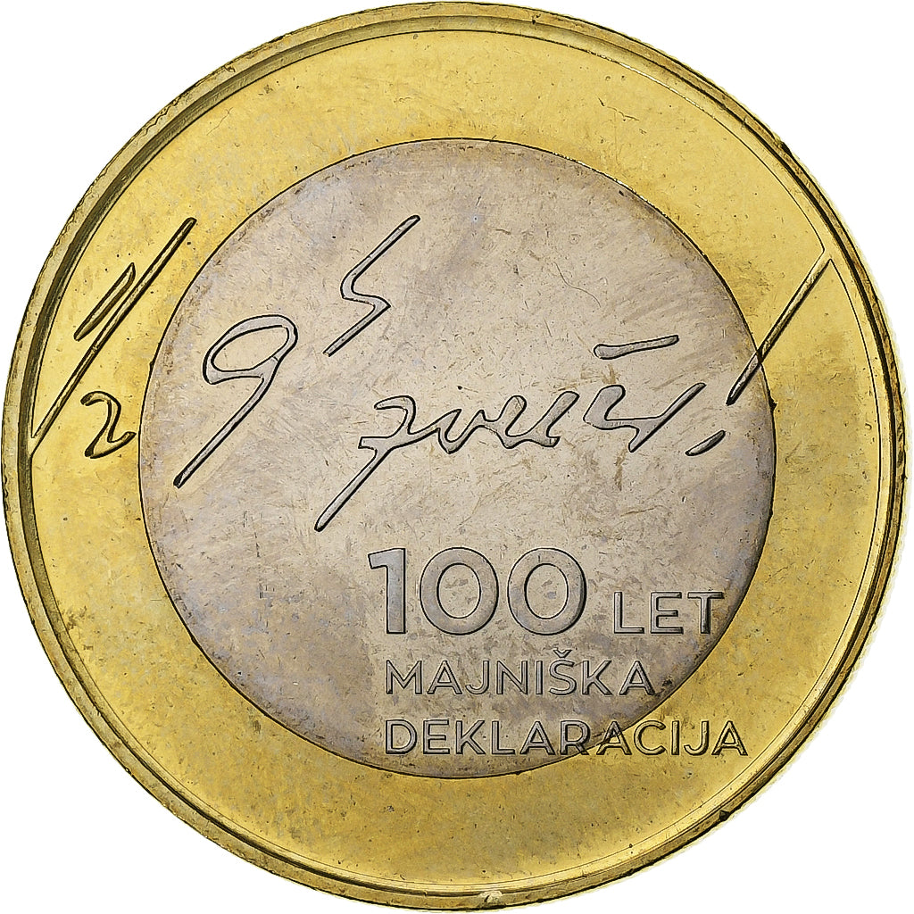 Slovenia, 3 Euro, 2017, Vantaa, Bi-metallico, FDC