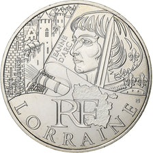France, 10 Euro, Lorraine, 2012, Paris, Argent, FDC, Gadoury:EU514, KM:1888