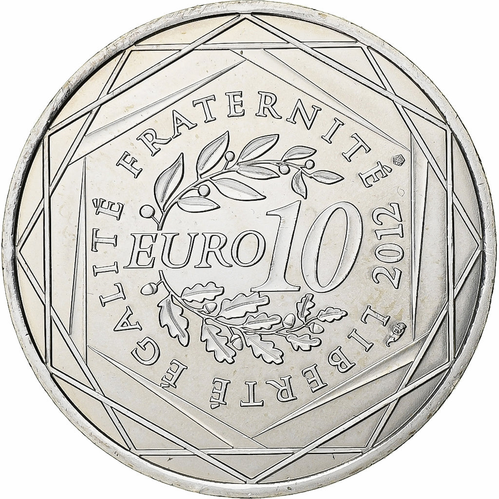 France, 10 Euro, Guadeloupe, 2012, Paris, Argent, FDC, Gadoury:EU514, KM:1873