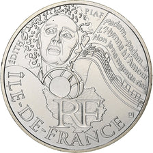 France, 10 Euro, Île-de-France, 2012, Paris, Silver, MS(65-70), KM:1875