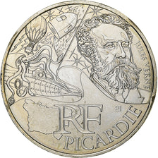 France, 10 Euro, Picardie, 2012, Paris, Silver, MS(65-70), Gadoury:EU514