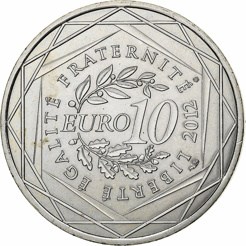 France, 10 Euro, Alsace, 2012, Paris, Silver, MS(65-70), Gadoury:EU514, KM:1870