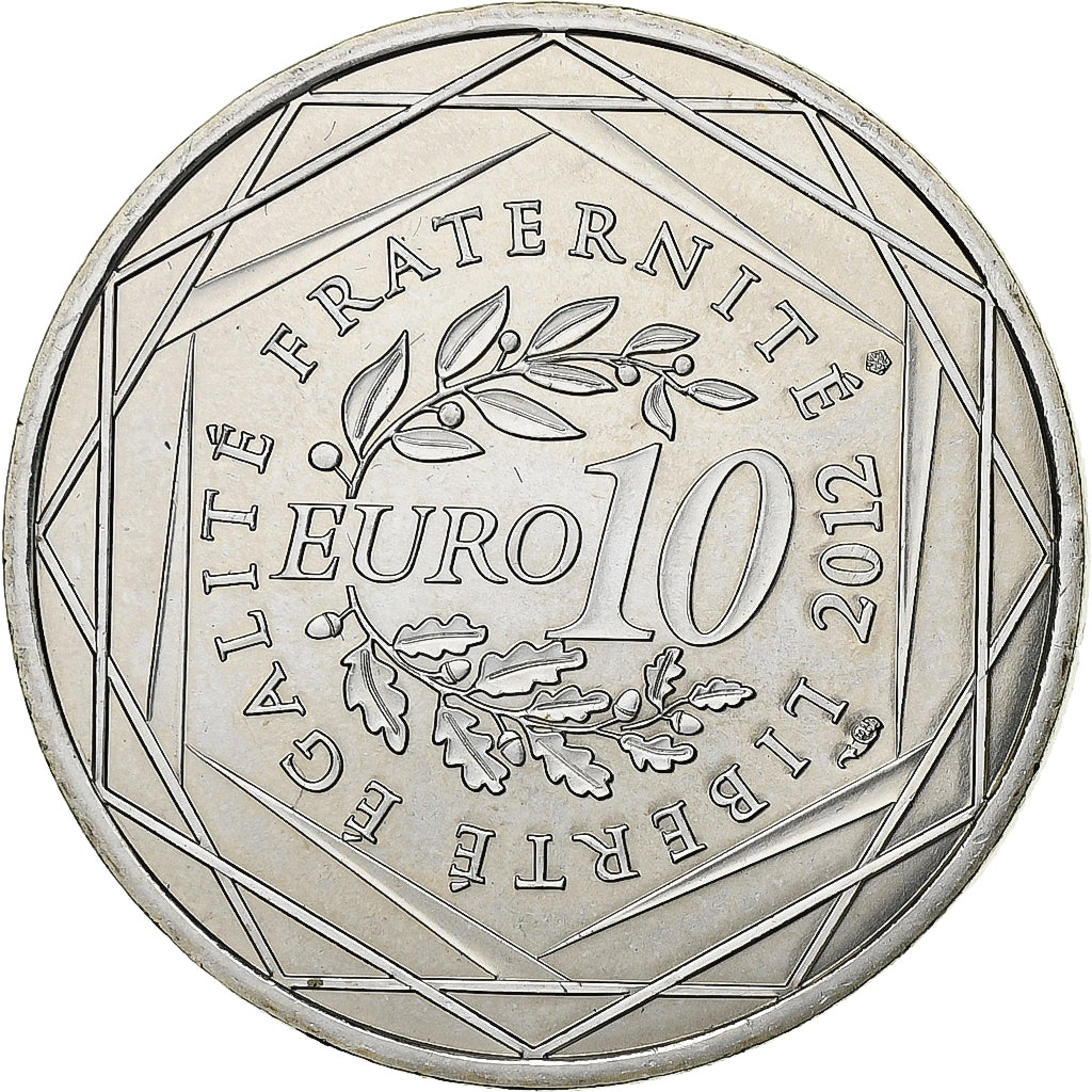 Francia, 10 Euro, Bretagne, 2012, Paris, Plata, FDC, KM:1866