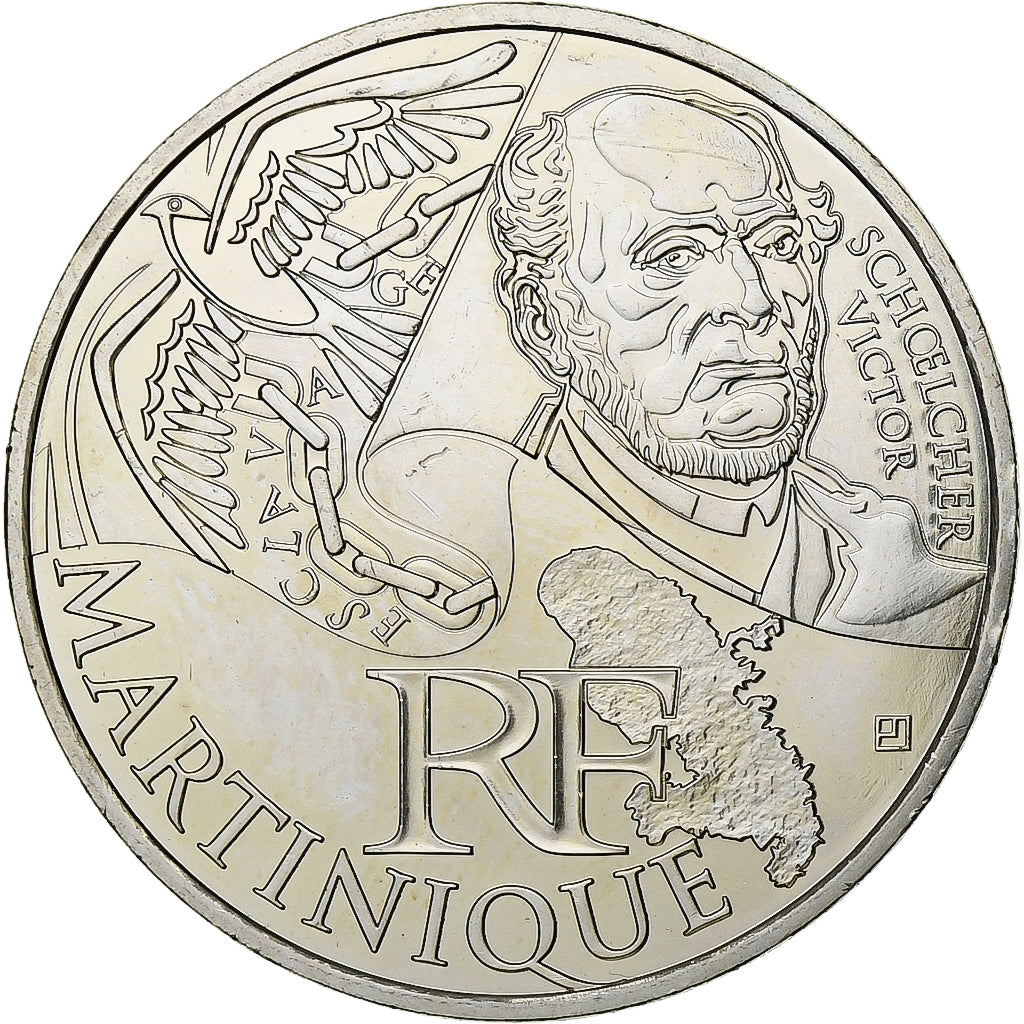 Francia, 10 Euro, Martinique, 2012, Paris, Argento, FDC, Gadoury:EU514, KM:1879