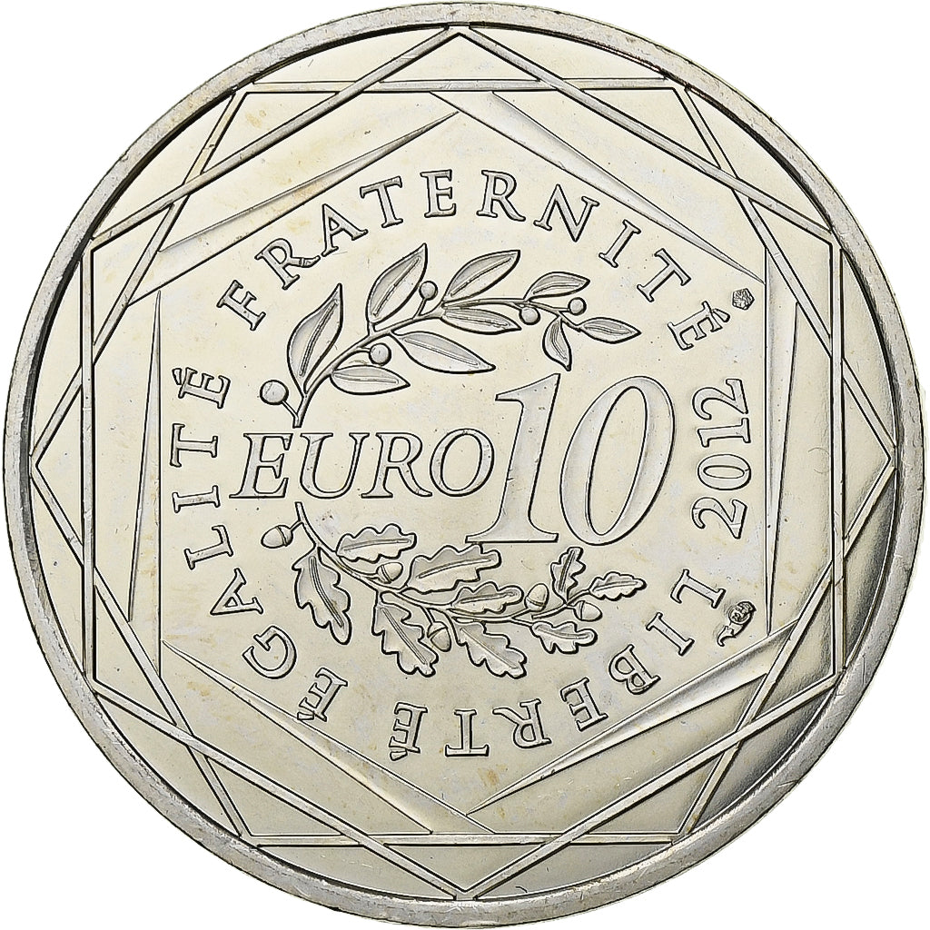 Francia, 10 Euro, Martinique, 2012, Paris, Argento, FDC, Gadoury:EU514, KM:1879