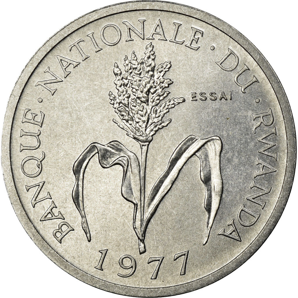 Münze, Ruanda, Franc, 1977, STGL, Aluminium, KM:E4