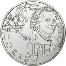 France, 10 Euro, Corse, 2012, Paris, Silver, MS(65-70), Gadoury:EU514, KM:1876