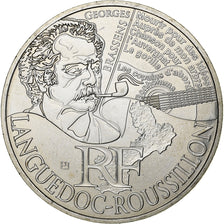 France, 10 Euro, Languedoc-Roussillon, 2012, Paris, Silver, MS(65-70)