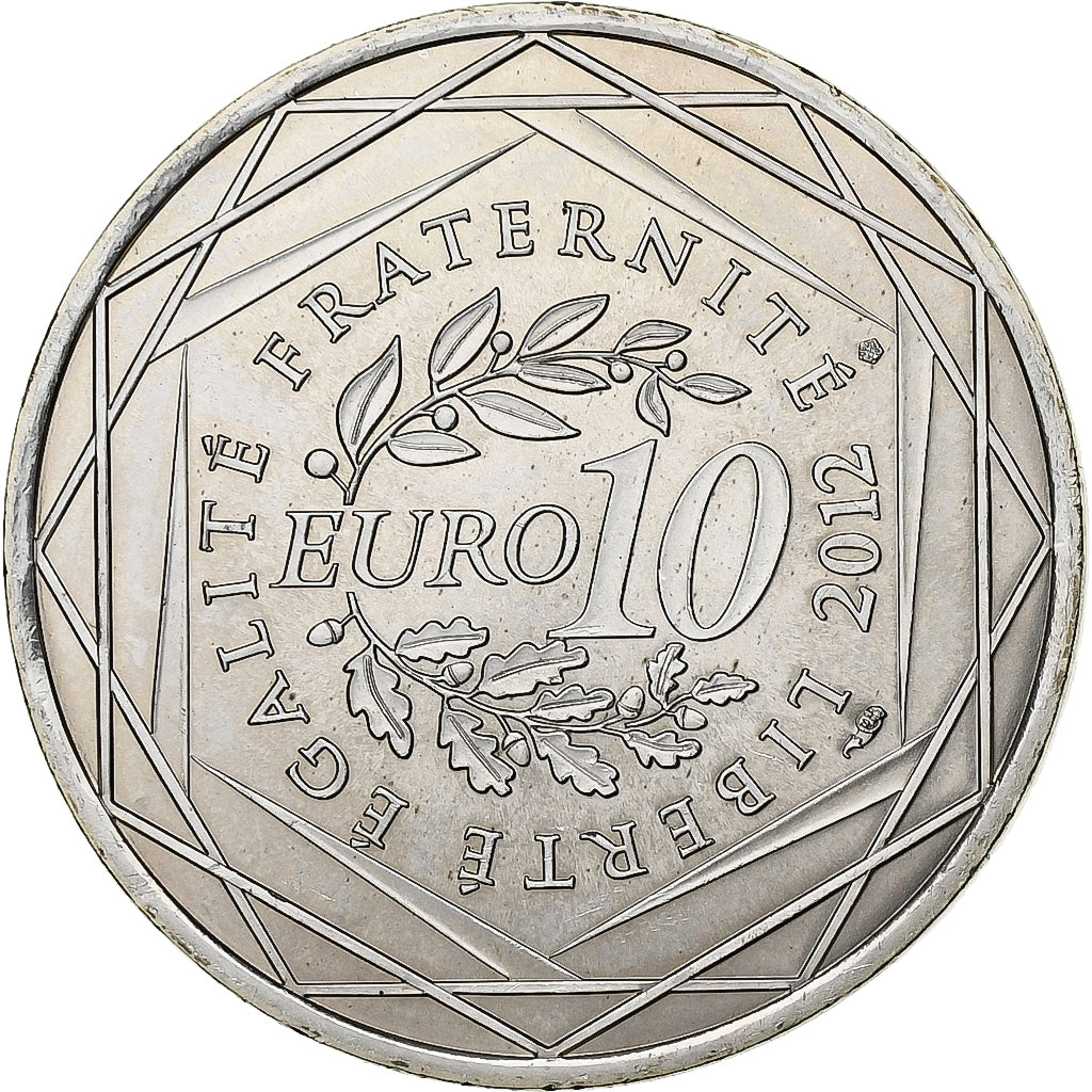 Frankrijk, 10 Euro, Pays De La Loire, 2012, Paris, Zilver, FDC, Gadoury:EU514