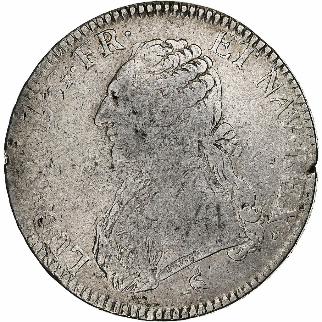 France, Louis XVI, Ecu, Écu aux branches d'olivier, 1776, Paris, 1er sem