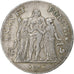 France, 5 Francs, Union et Force, An 11 (1803), Paris, Argent, TB+