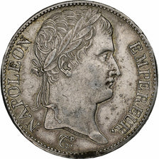 Francja, Napoleon I, 5 Francs, 1811, Rouen, Srebro, AU(50-53), Gadoury:584