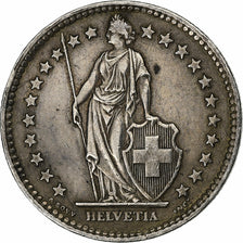Switzerland, 2 Francs, 1961, Bern, Silver, AU(50-53), KM:21