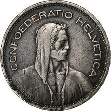 Svizzera, 5 Francs, 1932, Bern, Argento, BB, KM:40