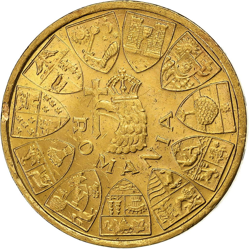 Romania, Mihai I, 20 Lei, 1944, Bucharest, Gold, AU(55-58), KM:M13