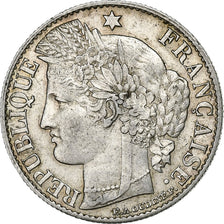Francja, 50 Centimes, Cérès, 1895, Paris, Srebro, AU(50-53), Gadoury:419a