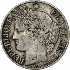 France, 50 Centimes, Cérès, 1881, Paris, Silver, EF(40-45), Gadoury:419a