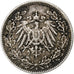 Empire allemand, 1/2 Mark, 1915, Munich, Argent, TB+, KM:17