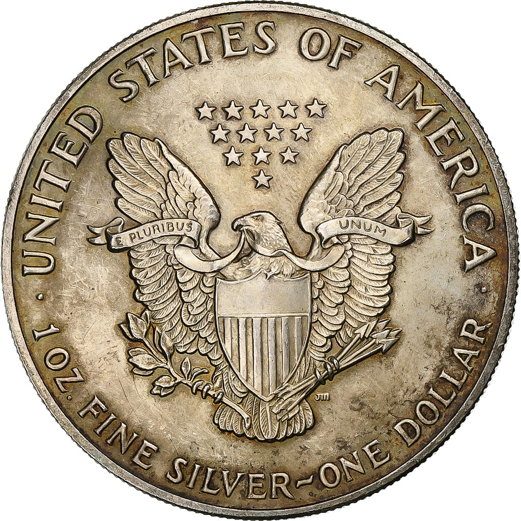 United States, Dollar, 1991, U.S. Mint, Silver, AU(50-53), KM:273