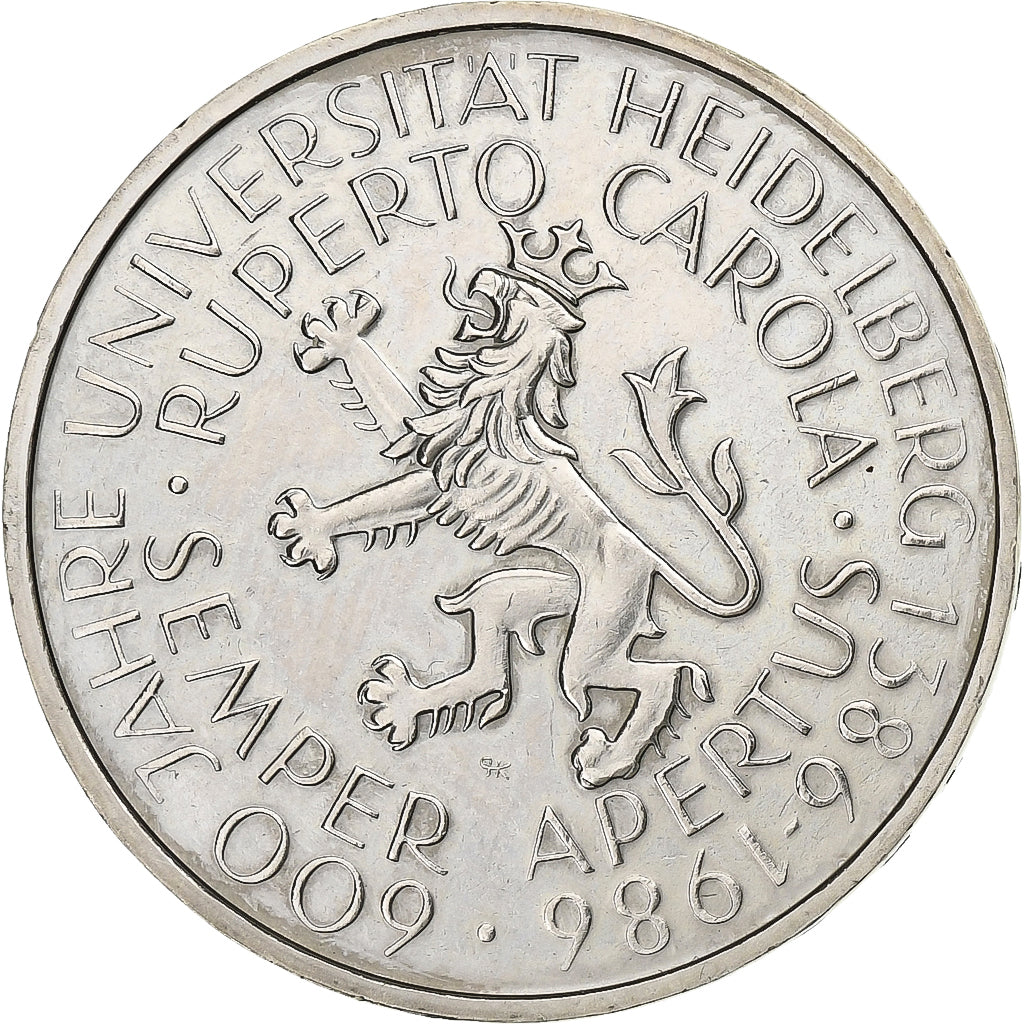 Federale Duitse Republiek, 5 Mark, 1986, Munich, Copper-Nickel Clad Nickel, PR