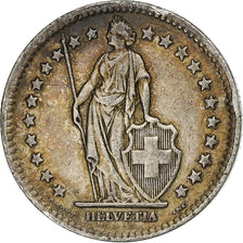 Suíça, 2 Francs, 1944, Bern, Prata, EF(40-45), KM:21