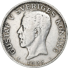 Sweden, Gustaf V, Krona, 1935, Silver, VF(30-35), KM:786.2