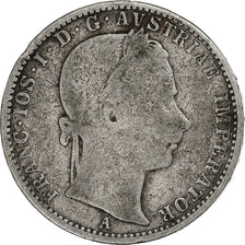 Austria, Franz Joseph I, 1/4 Florin, 1859, Vienna, Silver, VF(20-25), KM:2214