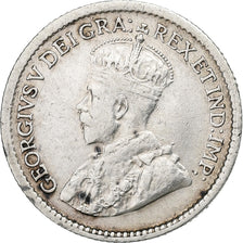 Canada, George V, 5 Cents, 1914, Royal Canadian Mint, Argent, TTB, KM:22