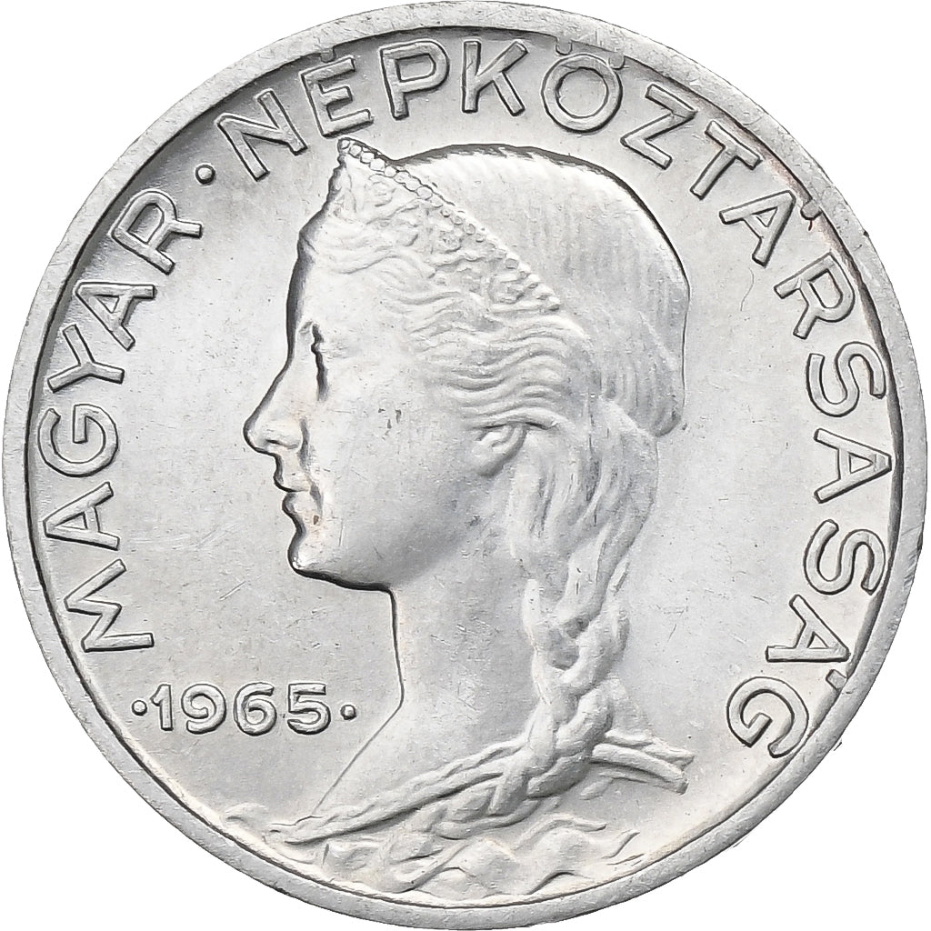 Ungheria, 5 Filler, 1965, Budapest, Alluminio, SPL-, KM:549