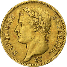 France, Napoleon I, 40 Francs, 1812, Paris, Gold, EF(40-45), Gadoury:1084